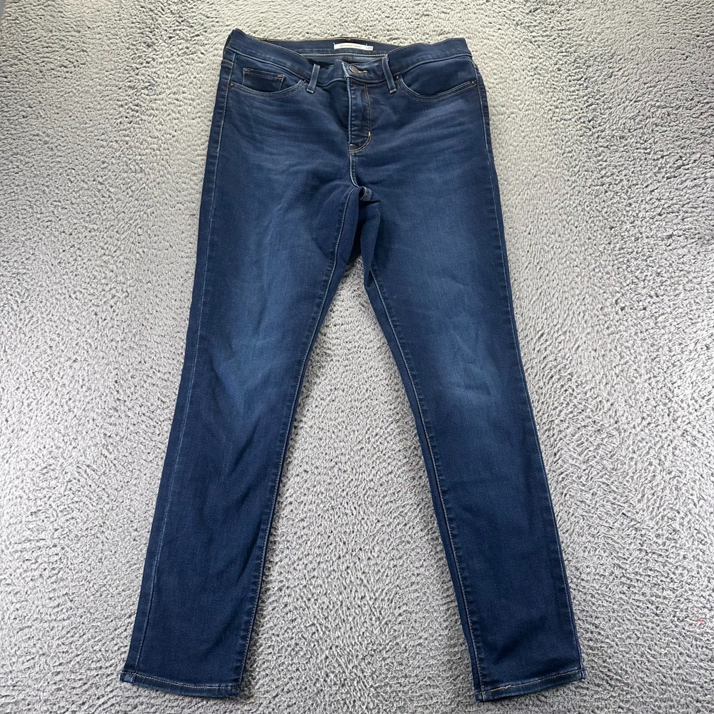 Levi's 311 Jeans Womens 32x30 Blue Cotton Denim Skinny Leg Shaping Faded Stretch
